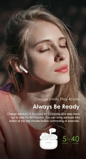 Oraimo Freepods 3 True Wireless Stereo Earbuds Black/White