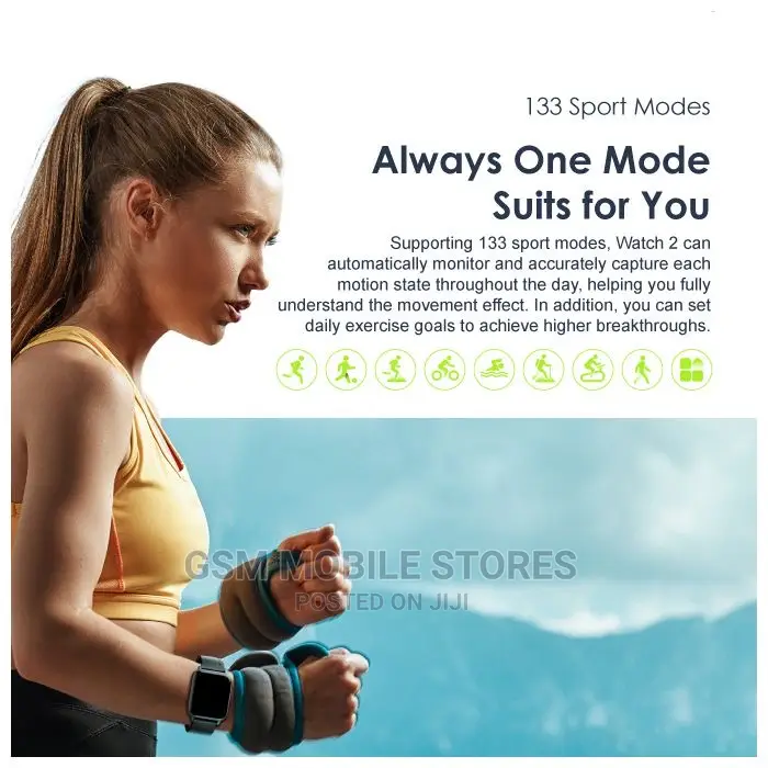 Oraimo Watch 2 GPS Function Smart Watch,133 Training Modes
