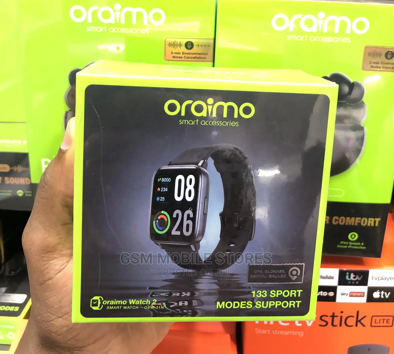 Oraimo Watch 2 GPS Function Smart Watch,133 Training Modes