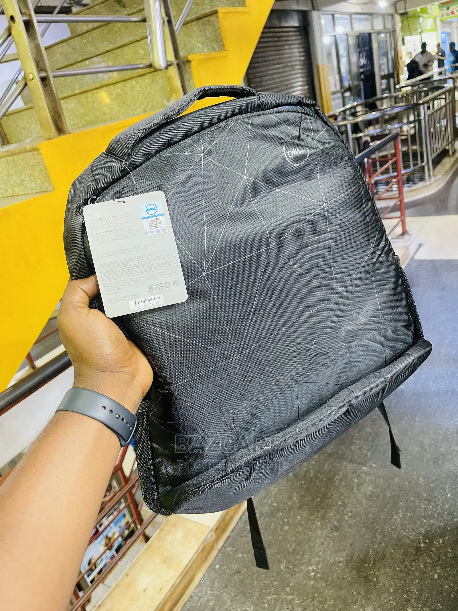 Dell Black Backpack Laptop Bag