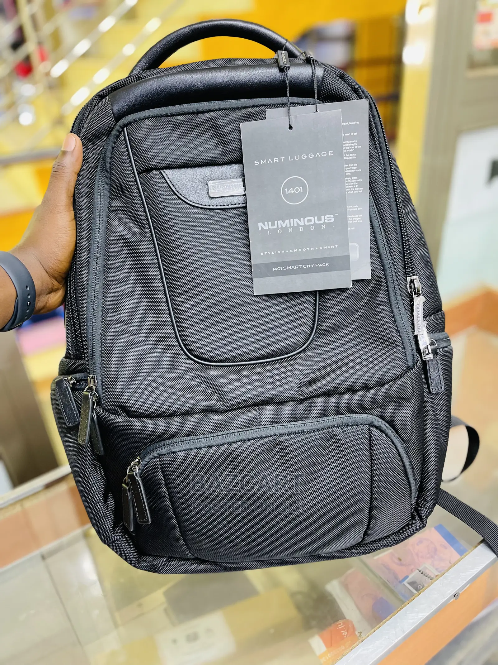 Numinous London Backpack With Fingerprint and Powebank