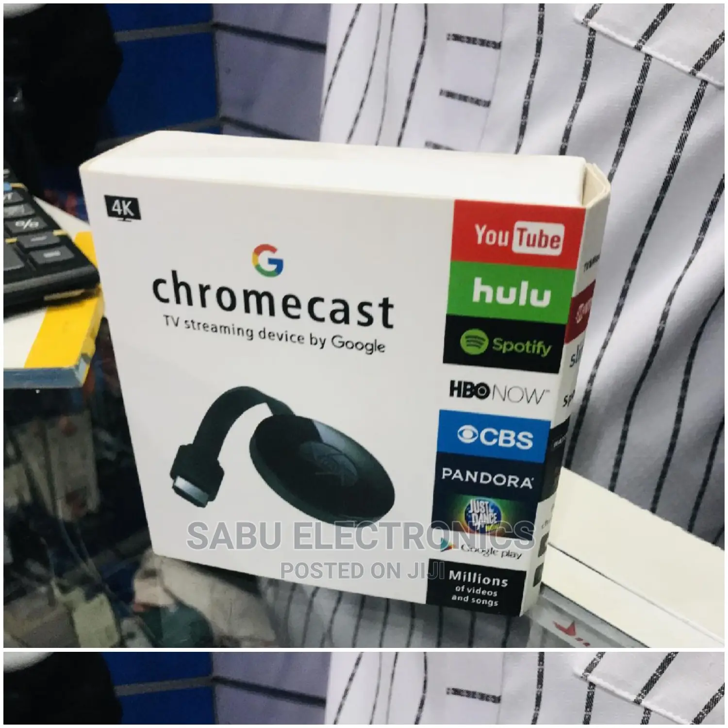 Chromecast- Screen Mirroring Device- Stream Content to Ur TV
