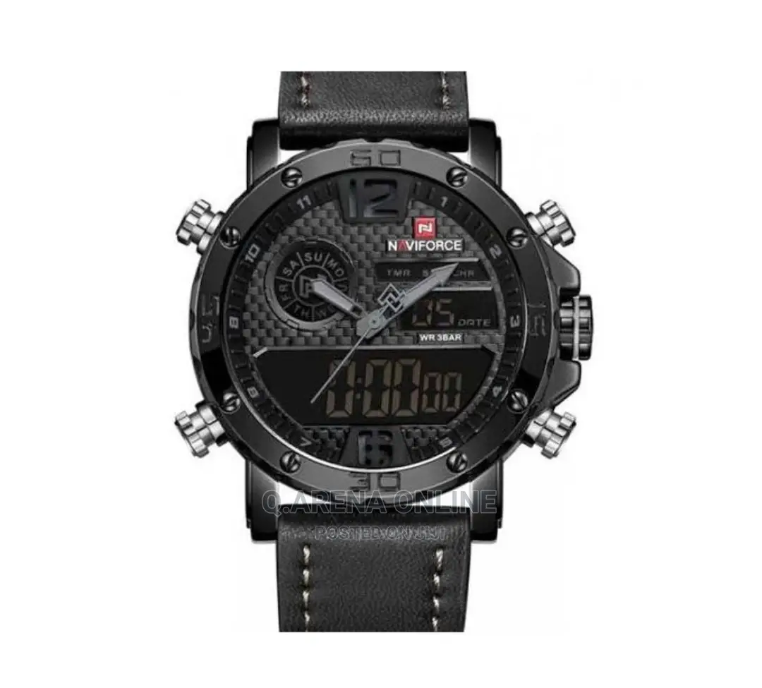 Digital and Analog Display Naviforce Watch