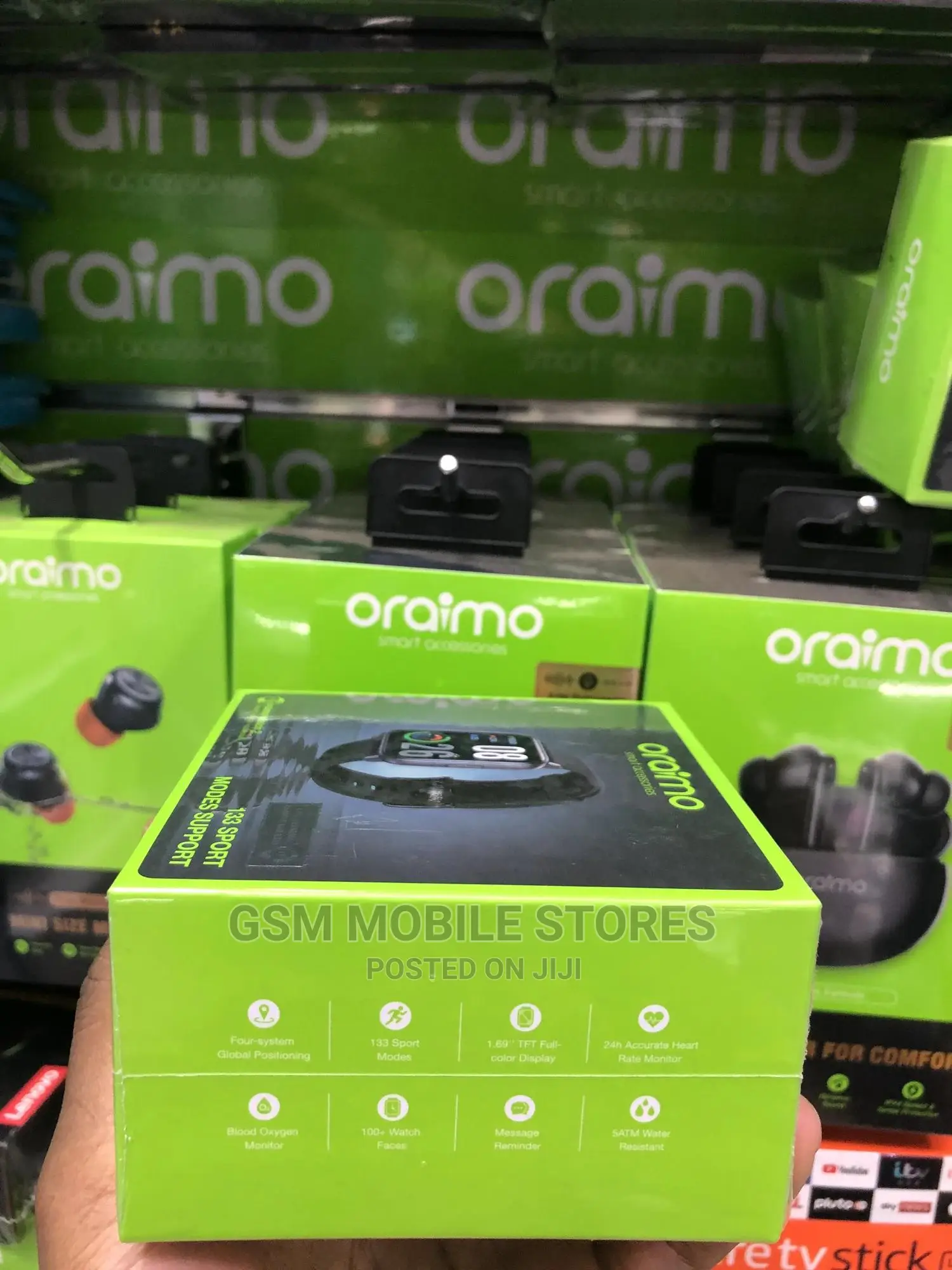 Oraimo Watch 2 GPS Function Smart Watch,133 Training Modes