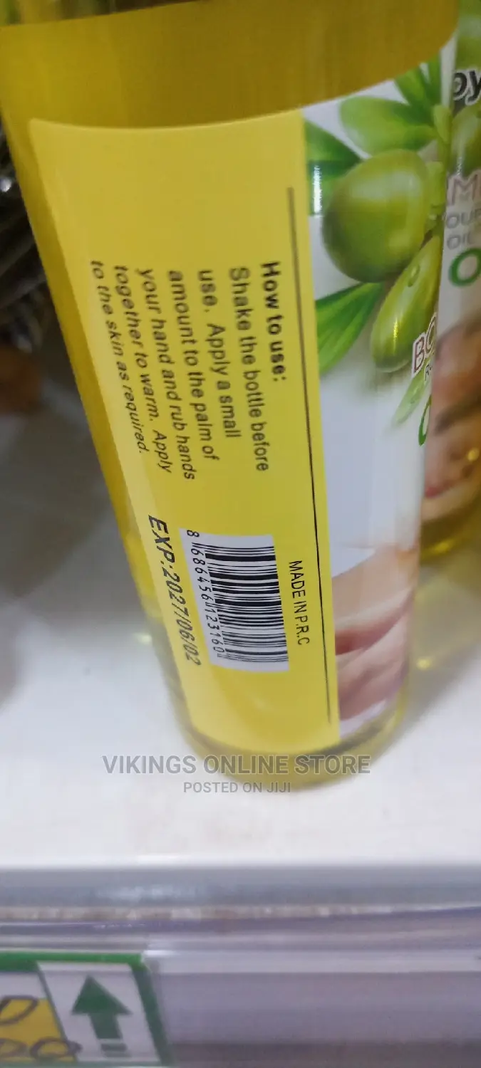 200 Mls Massage Body Olive Oil.