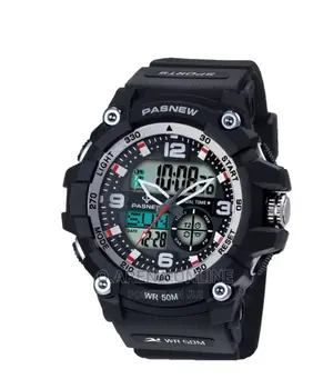 Pasnew Waterproof Digital and Analog Watch