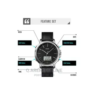 Skemi Men's Watch Digital and Analog Display