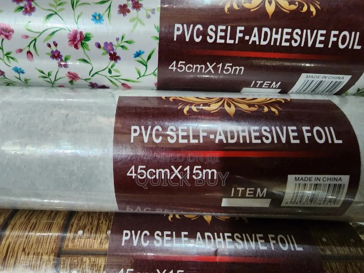 PVC Self Adhesive Wallpapers/Stickers(45cm by 15m)