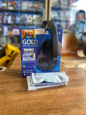 Gold Sony Wireless Headsets