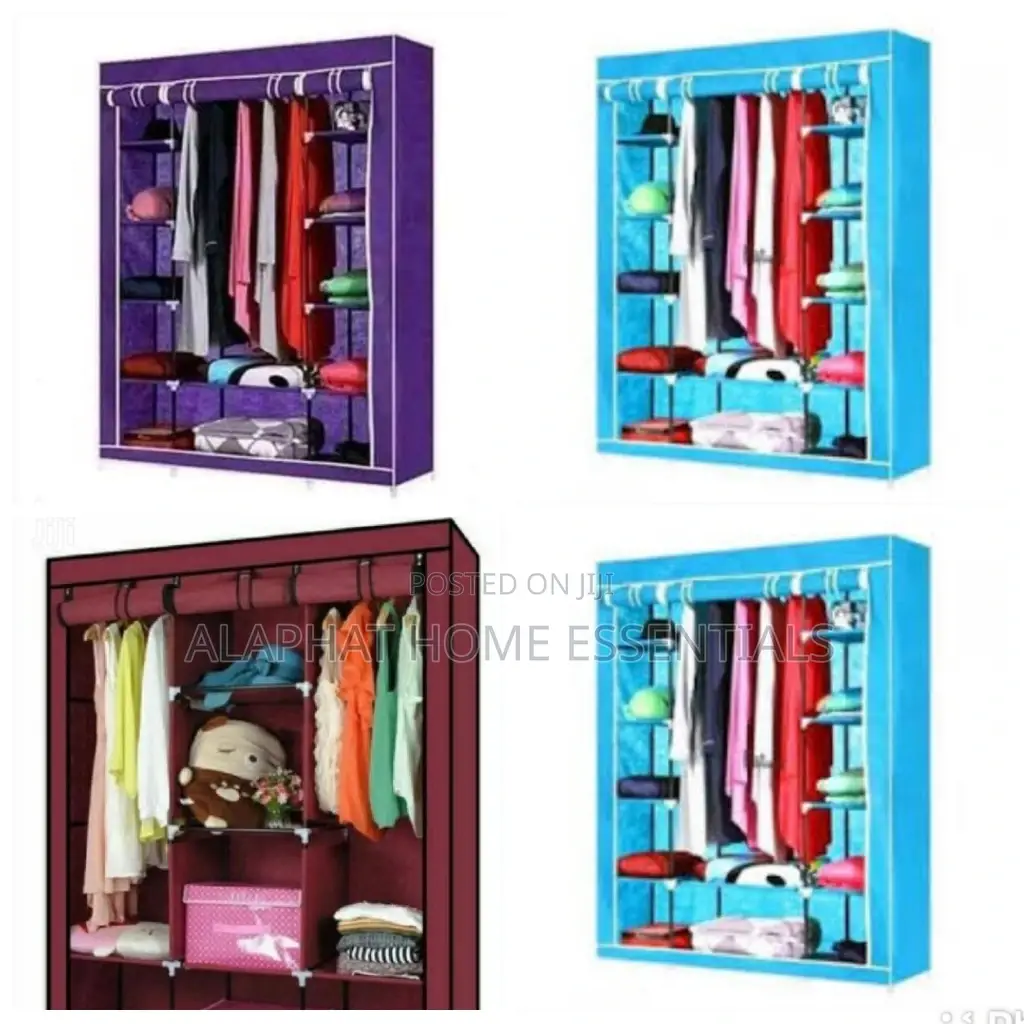 3 Coulmn Wooden Wardrobe