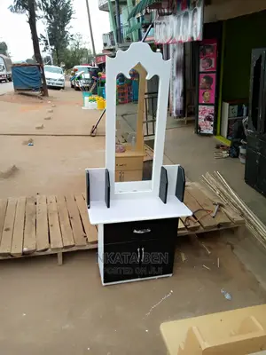 Black and White Dressing Mirror