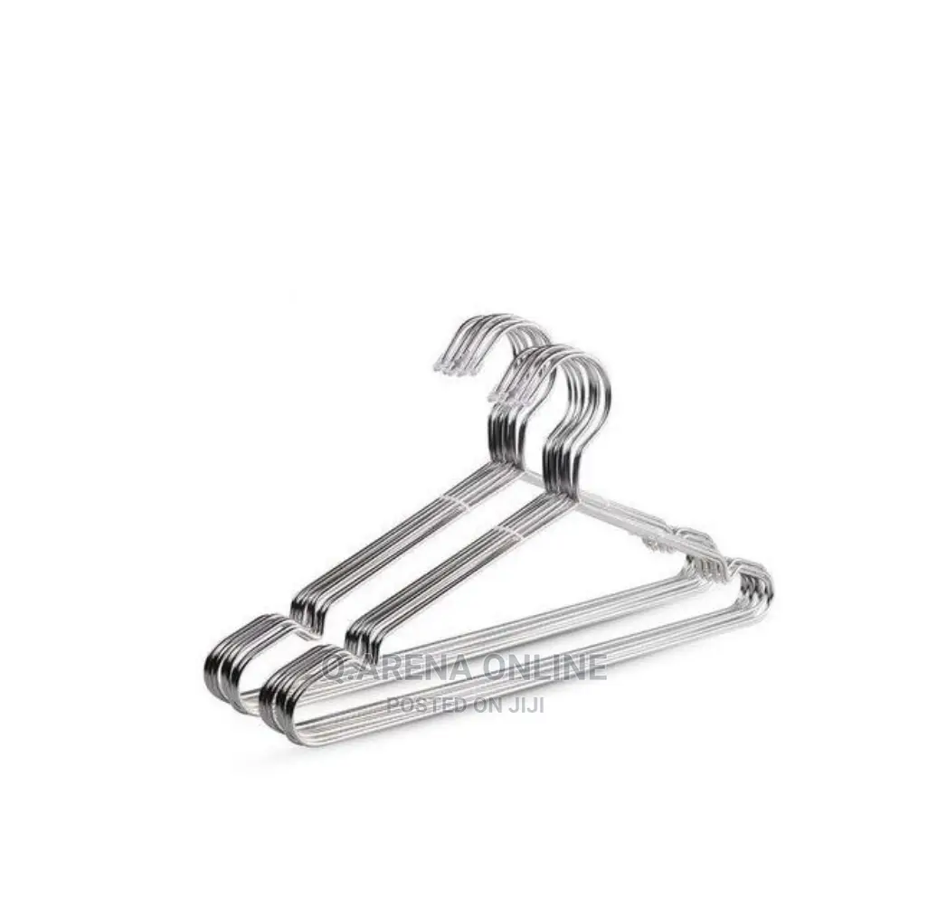 10 Pieces of Steel Clothes Hangers