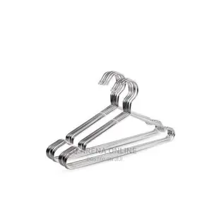 10 Pieces of Steel Clothes Hangers