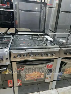 KLASS Cooker 60by60cm 2 Electric 2 Gas Burners