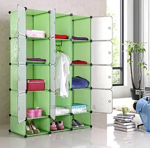 3 Columns Plastic Wardrobe