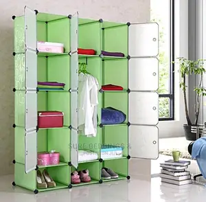 3 Columns Plastic Wardrobe