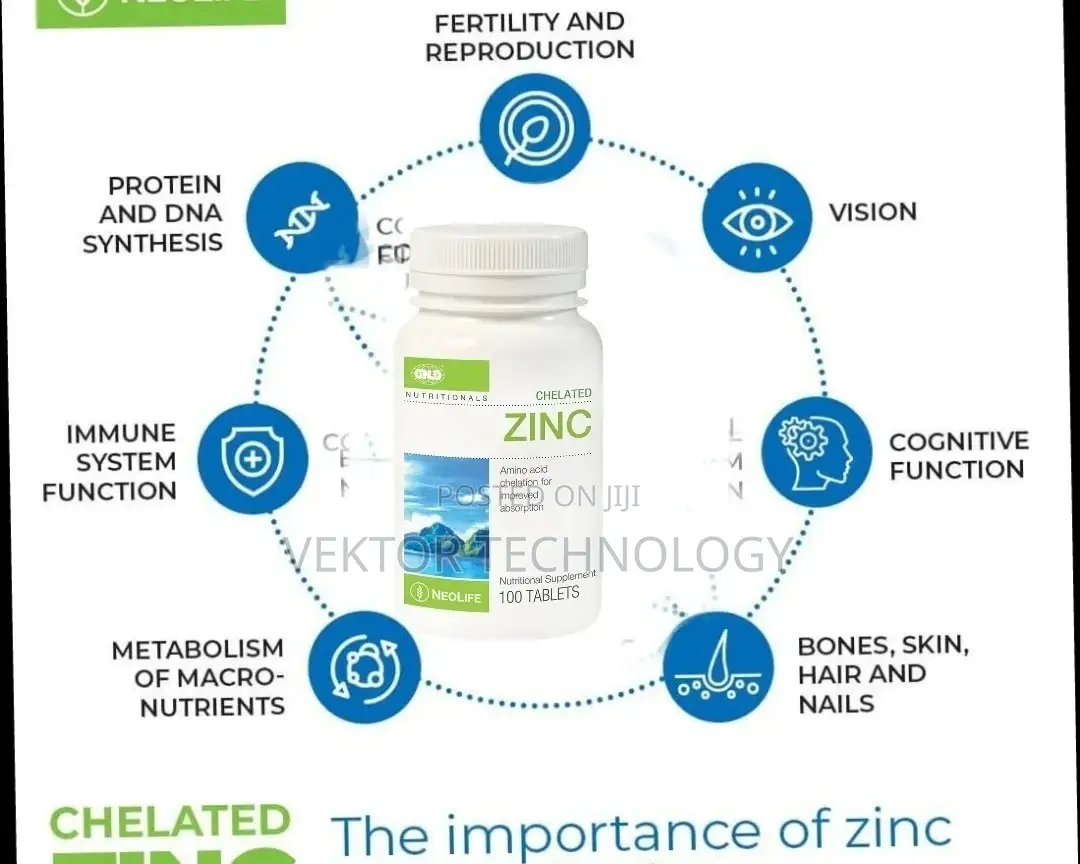 Chelated Zinc for Immune, Memory, Prostate and Eye Support