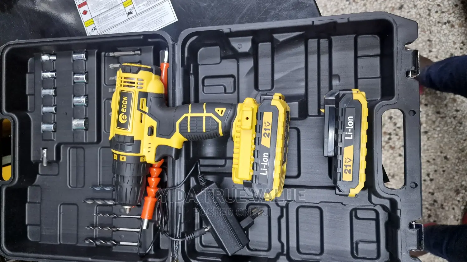 Rechargeable Drill 21v Edon Brand