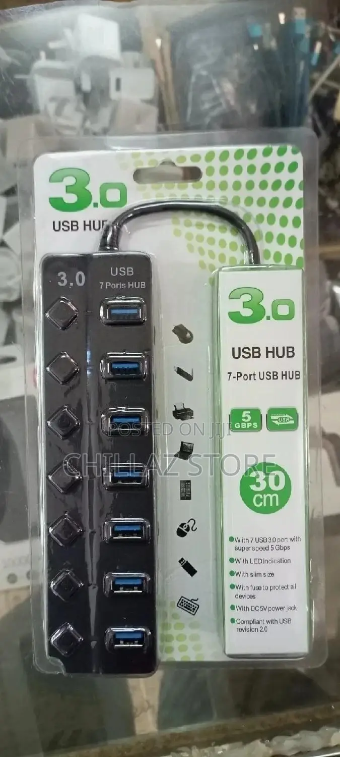 7 Port USB Hub.
