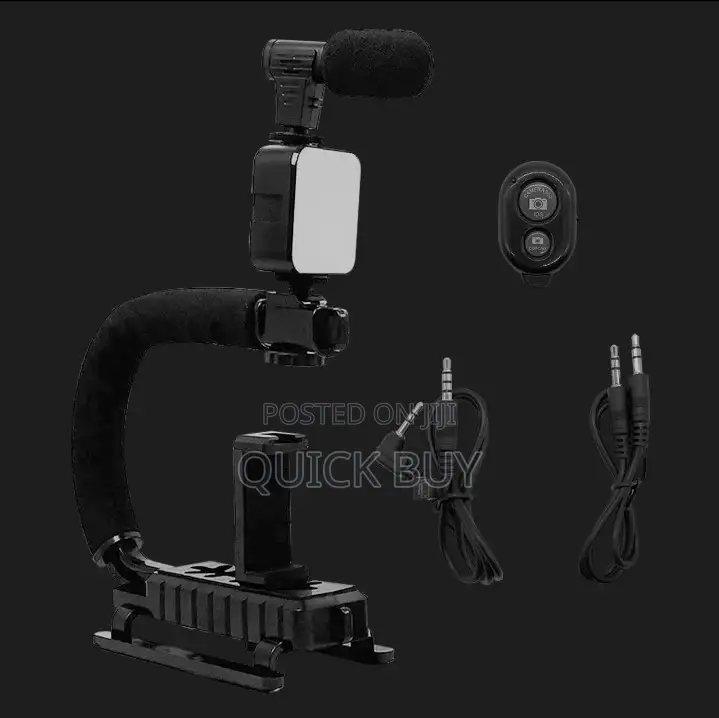 Portable Camera Stabilizer,Fill Light,Microphone Bracket