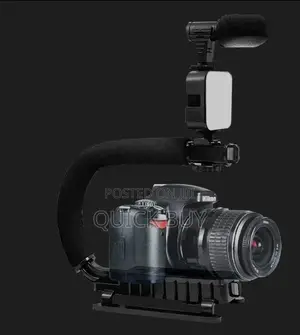 Portable Camera Stabilizer,Fill Light,Microphone Bracket