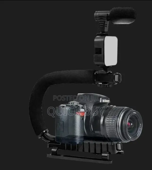Portable Camera Stabilizer,Fill Light,Microphone Bracket
