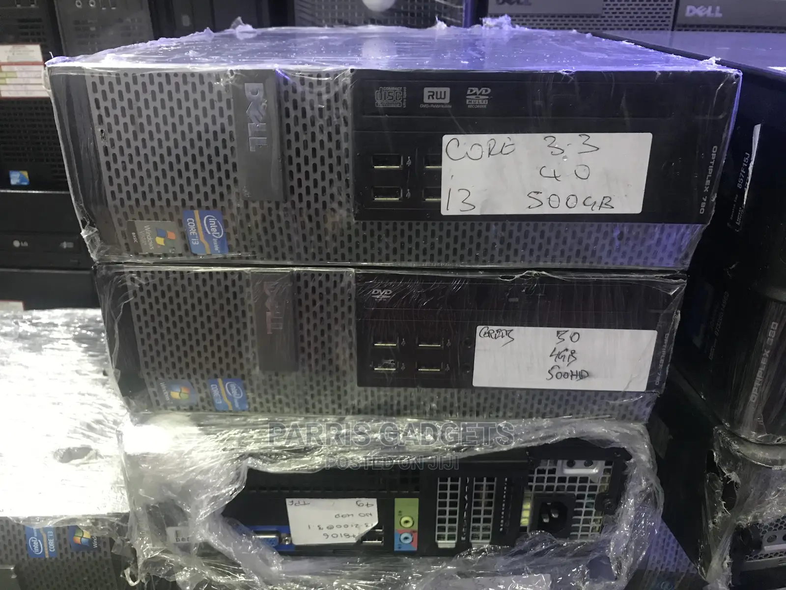 Desktop Computer Dell OptiPlex 780 4GB Intel Core I3 HDD 500GB