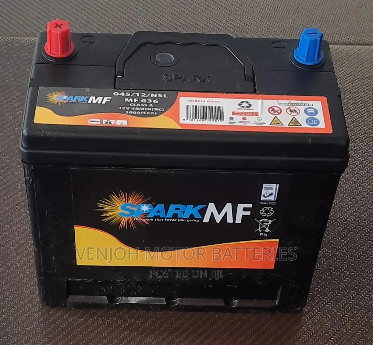 N60 Spark Maintainance Free Car Battery