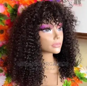 Curly Semi Human Wig