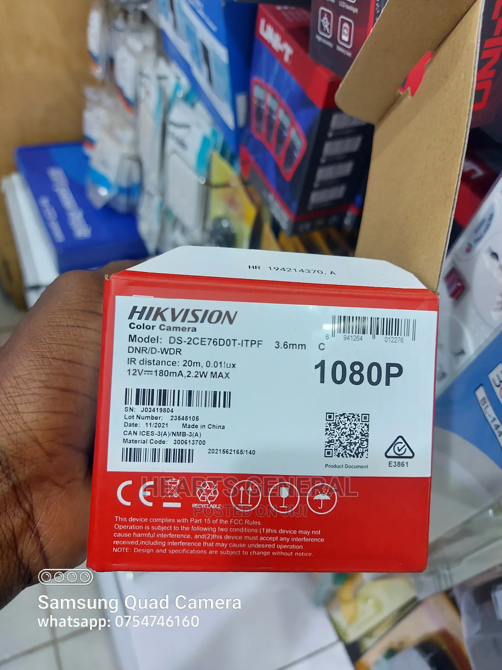 Cctv Hikvision 1080p Dome/Indoor Camera
