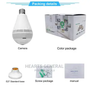 3MP Bulb Spy Camera