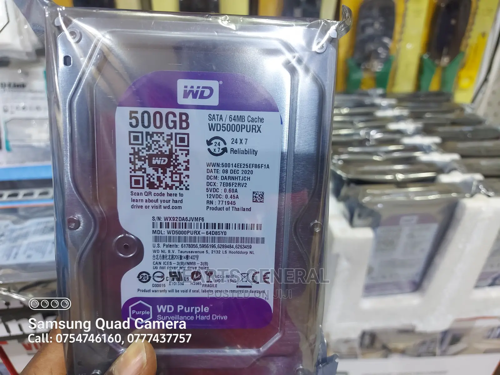 500GB Surveillance Hard Drive