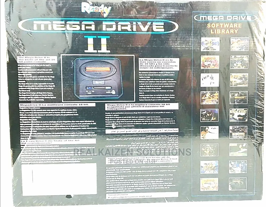 SEGA Retro Handheld Mega Drive 2 Video Game Console 16 Bit