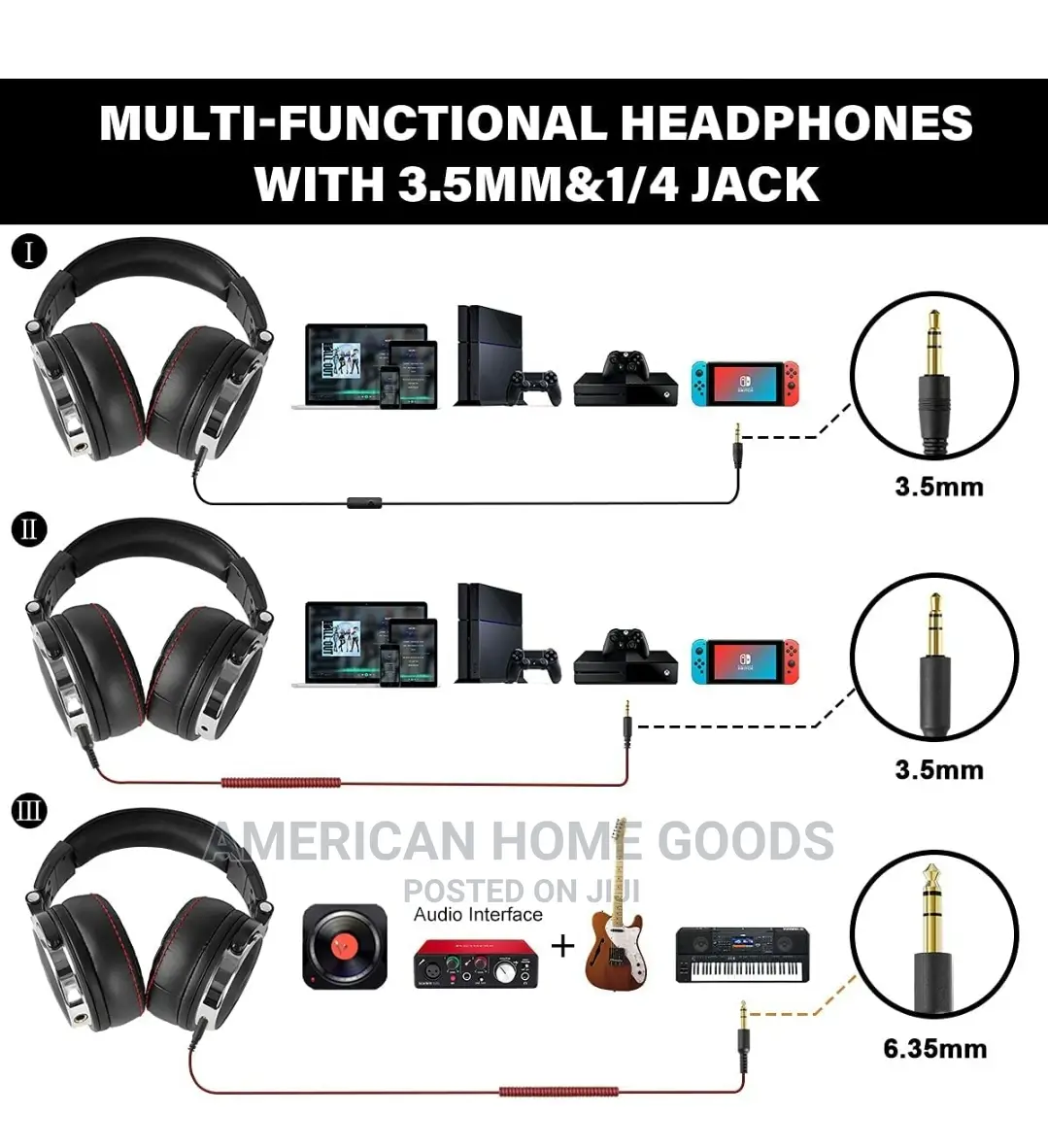 Oneodio Wired Headphones