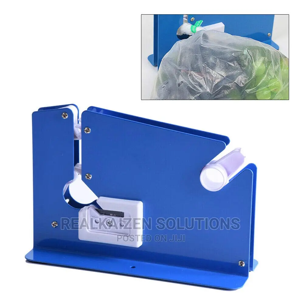 Heavy Duty Metal Bag Neck Tape Sealer Machine