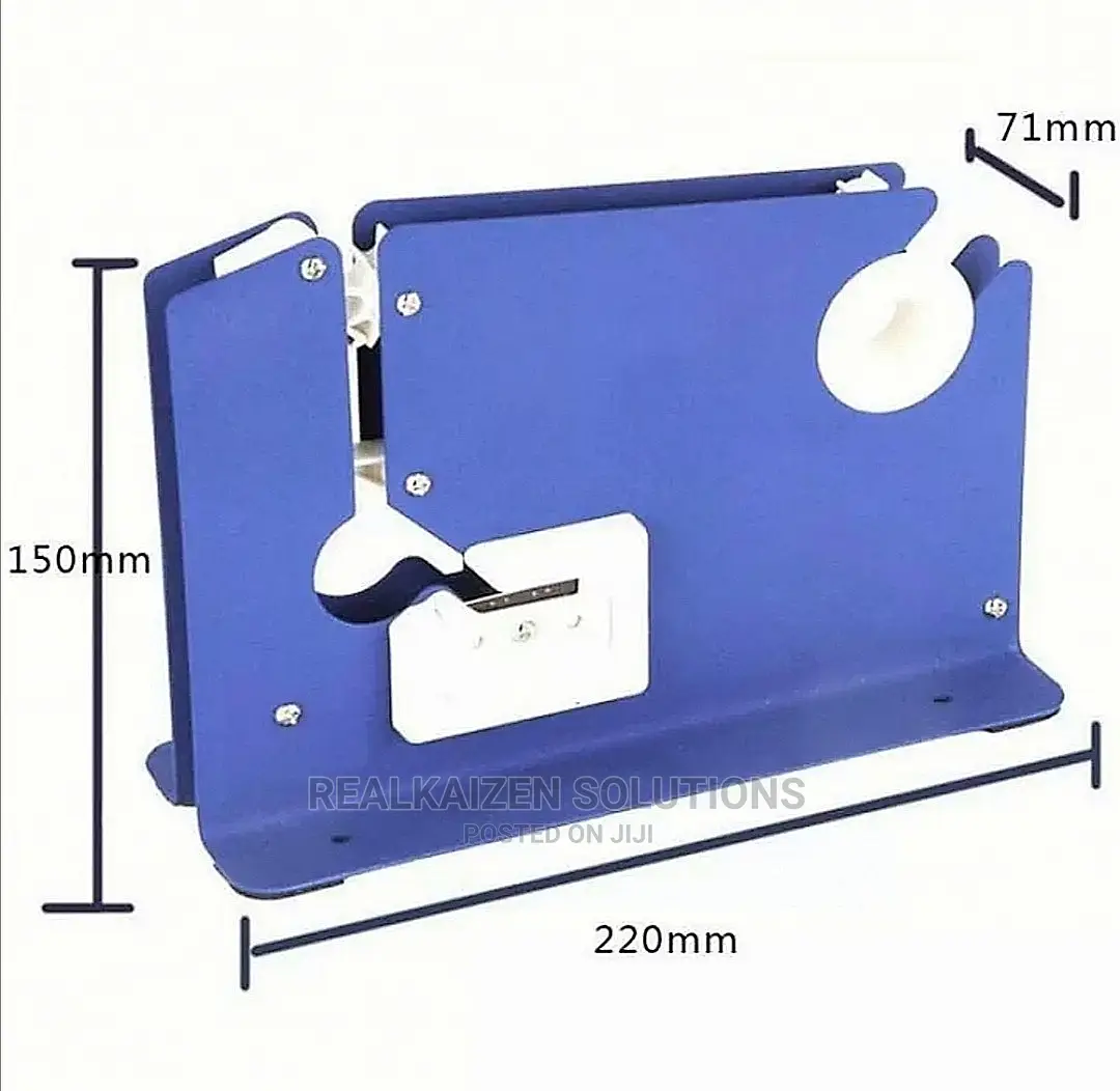 Heavy Duty Metal Bag Neck Tape Sealer Machine