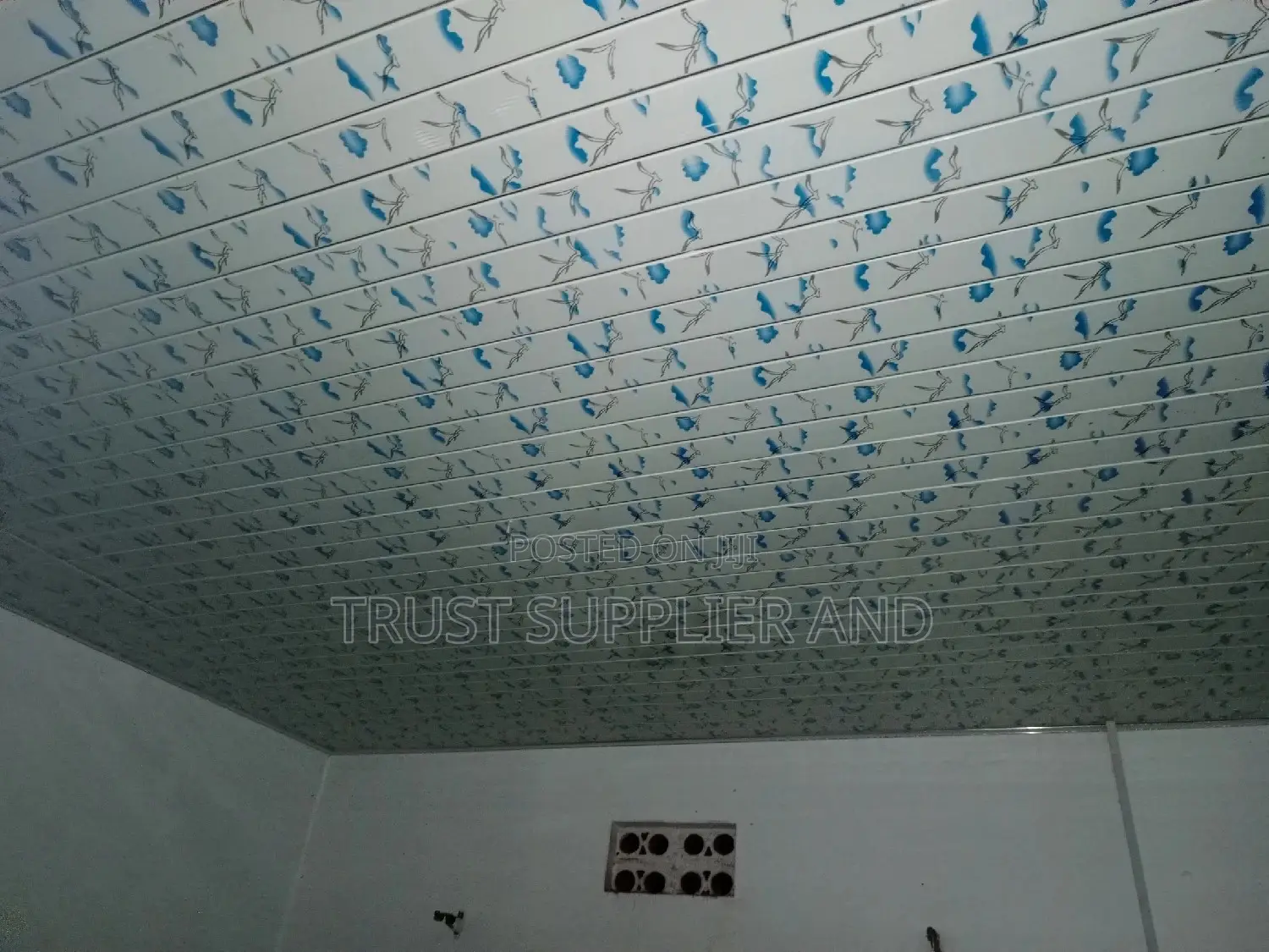 Pvc Ceiling Blue 