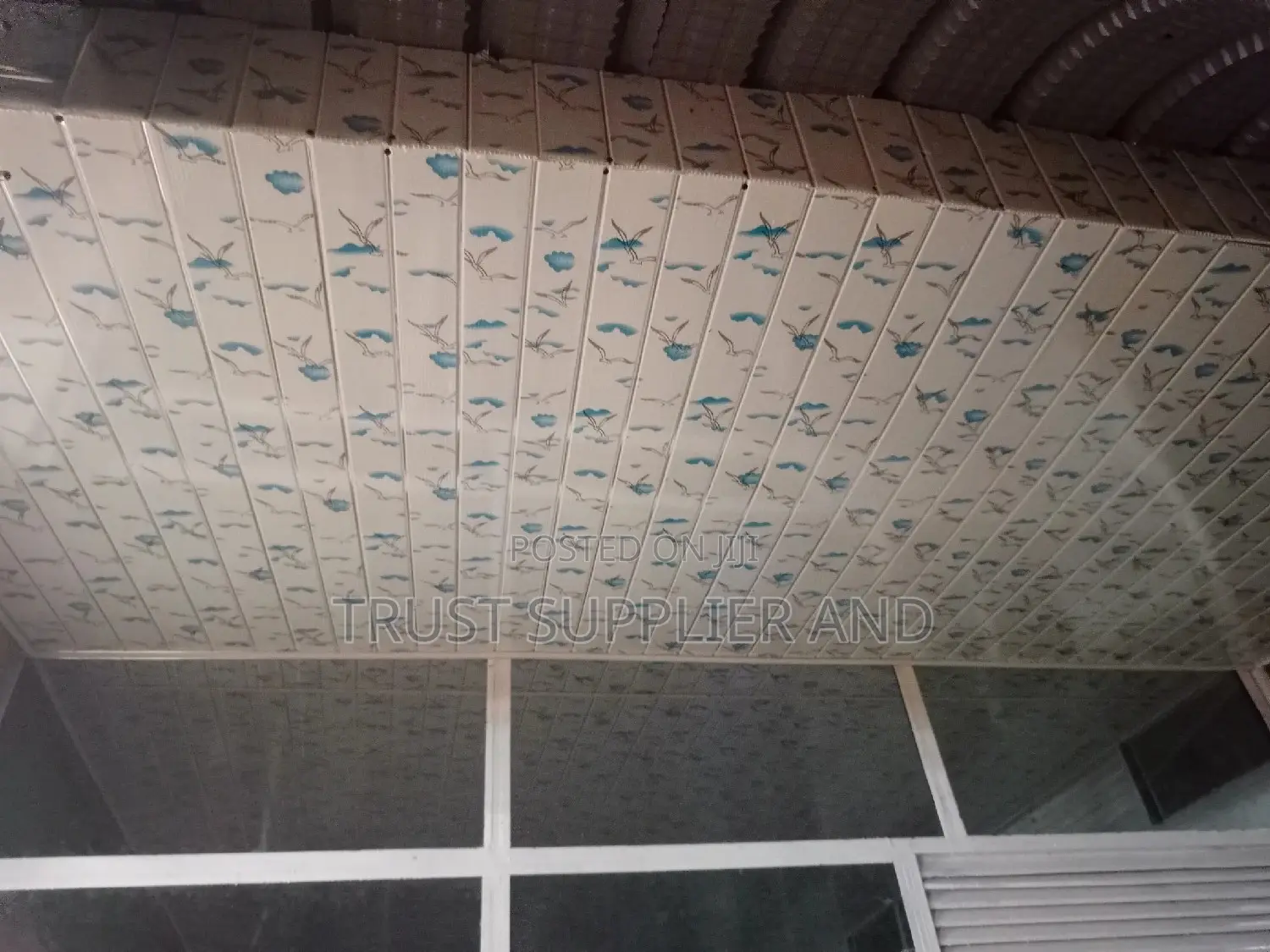 Pvc Ceiling Blue 
