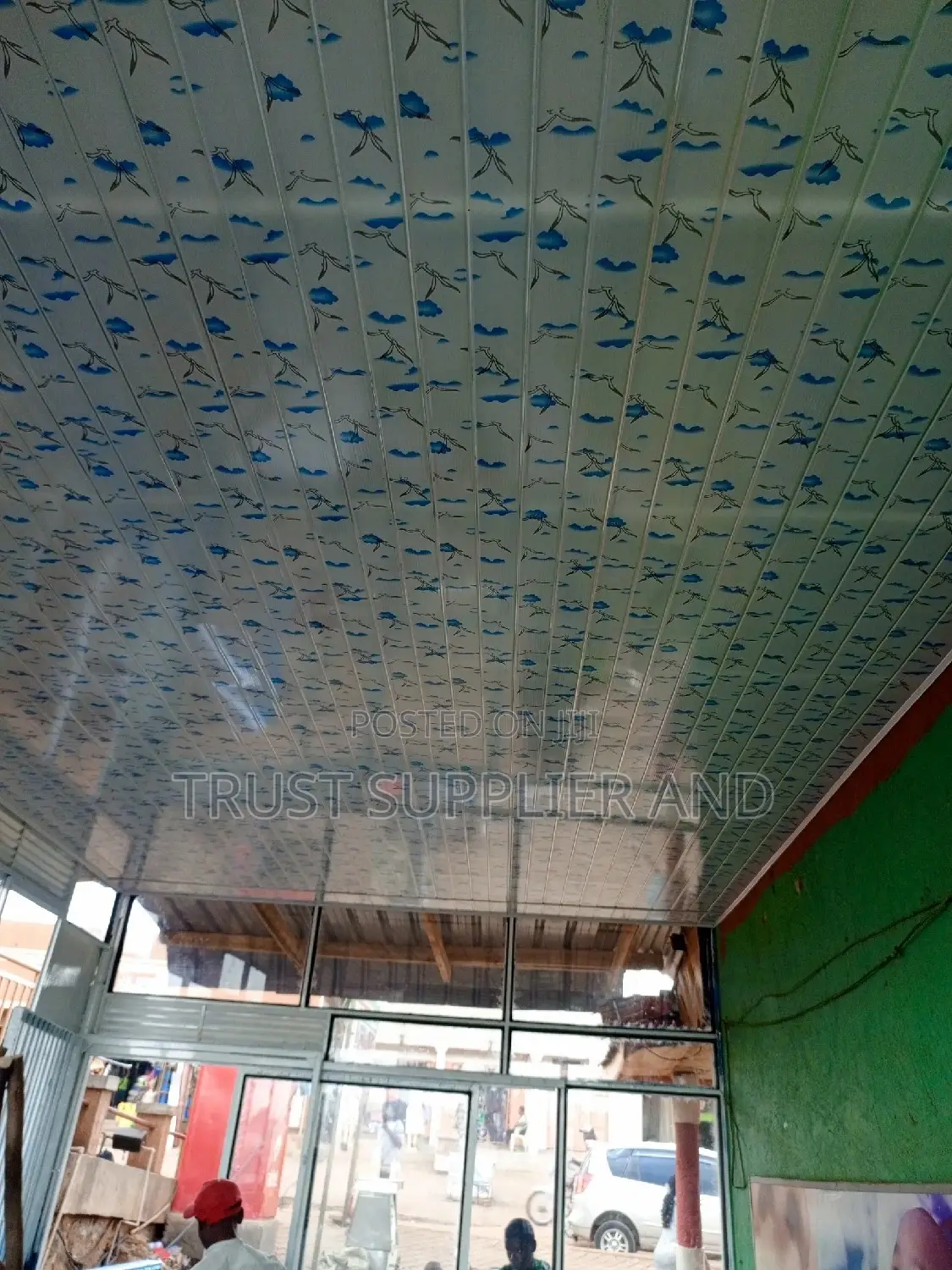 Pvc Ceiling Blue 