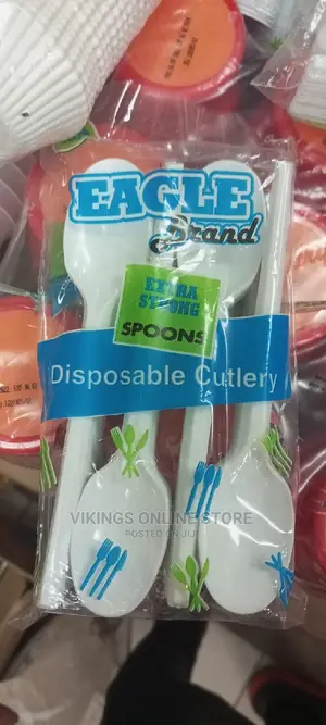 50 Pieces Disposable Spoons and Forks