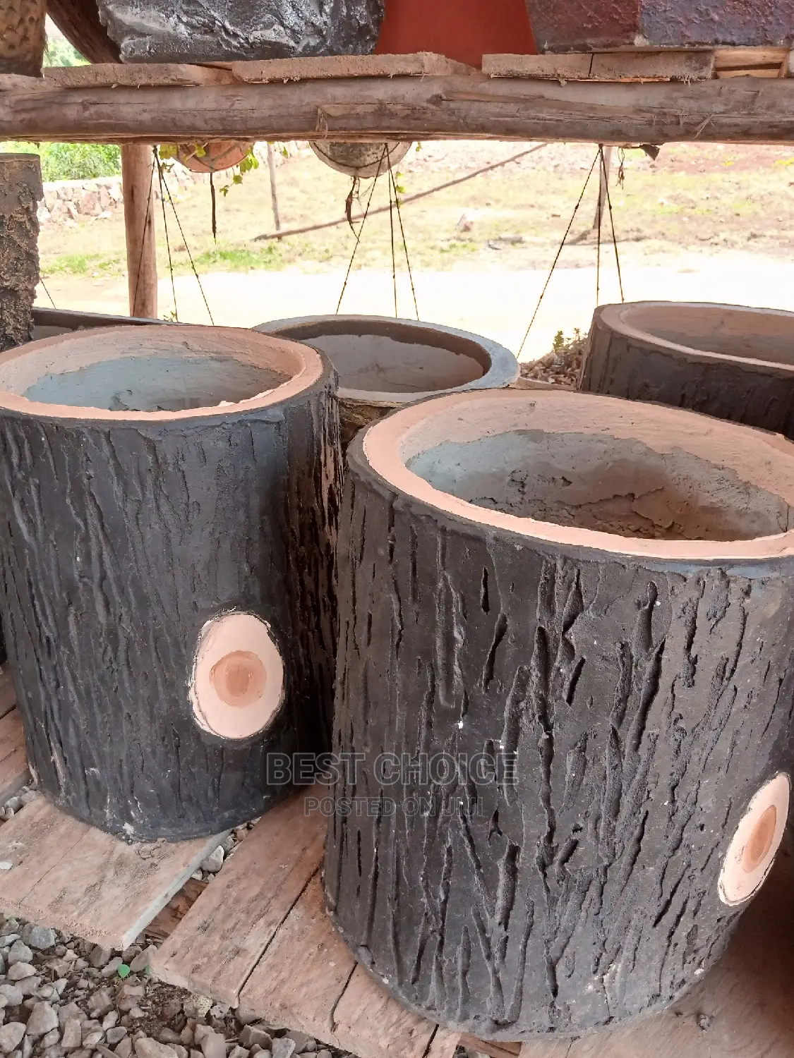 Stylish Concrete Planters.