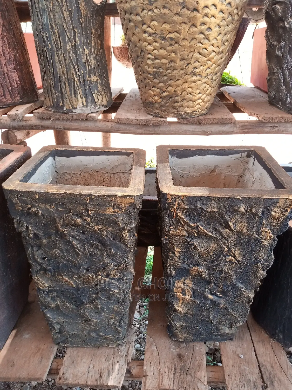 Stylish Concrete Planters.