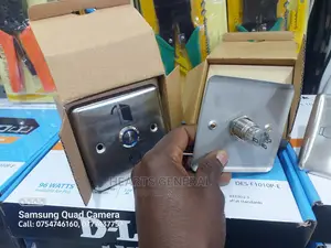 Door Release Button / Door Exit Switch With Led (Aluminium)