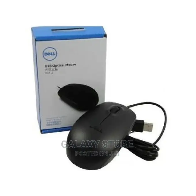Dell Usb Wired Optical Mouse Black