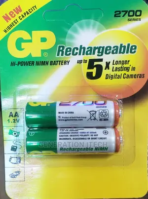 GP Rechargeable 2700mah AA High Power Battery