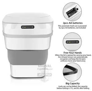 Smart Sensor Forldable Trash Can