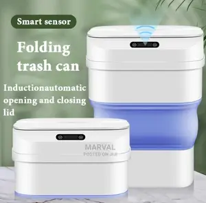 Smart Sensor Forldable Trash Can