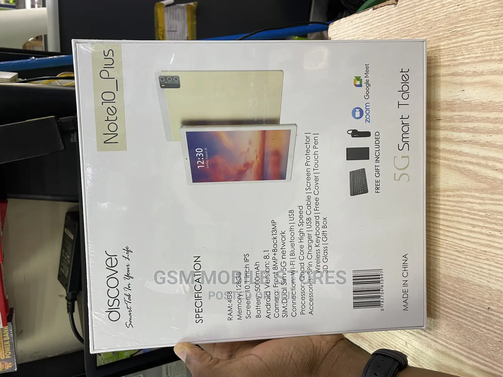 New Discover Note 10 Plus 128 GB Blue