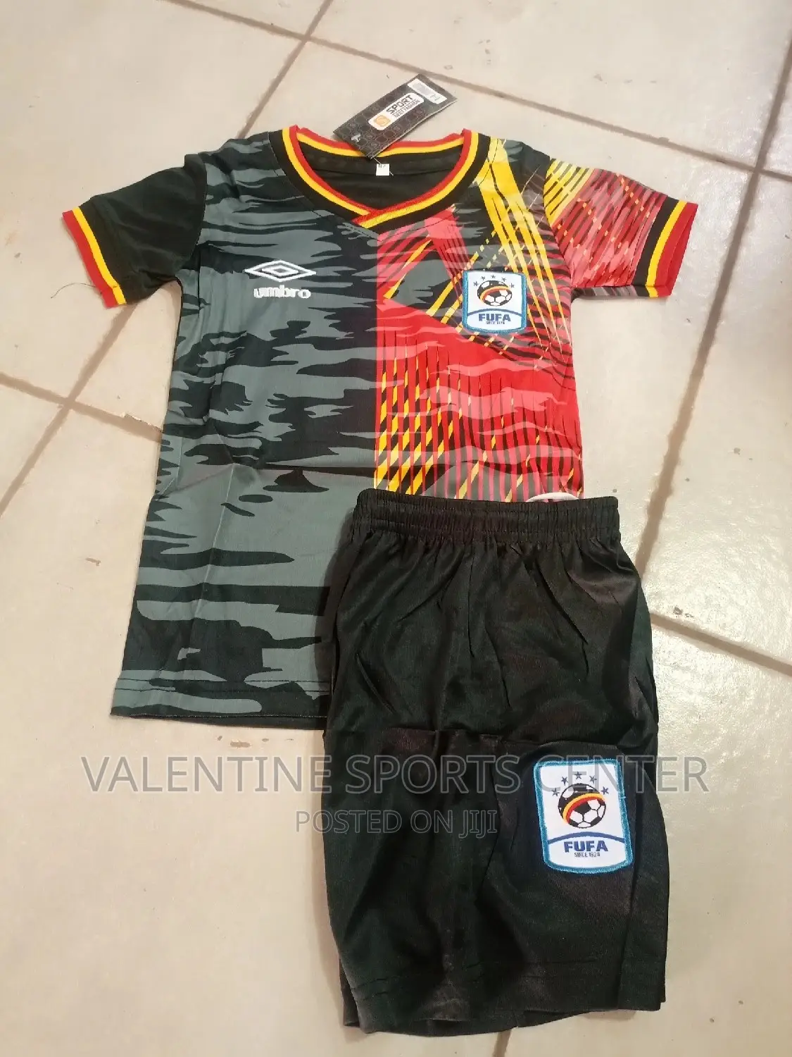 Uganda Crane Original Material Jersey