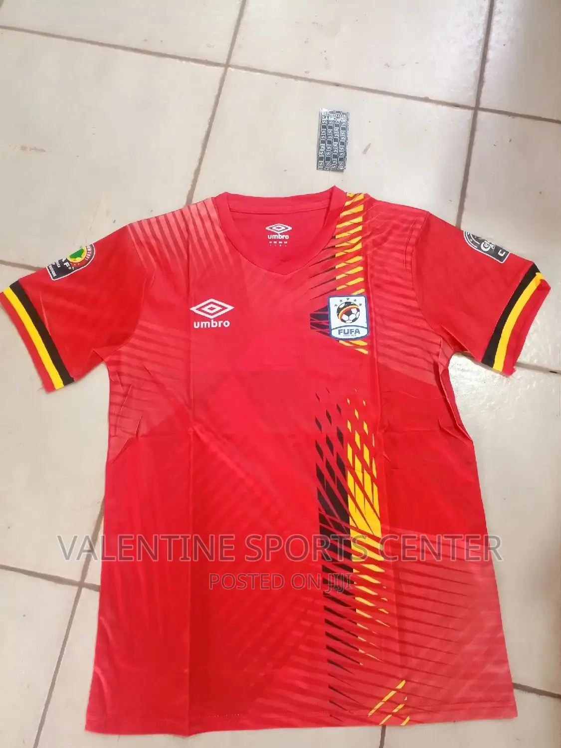 Uganda Crane Original Material Jersey